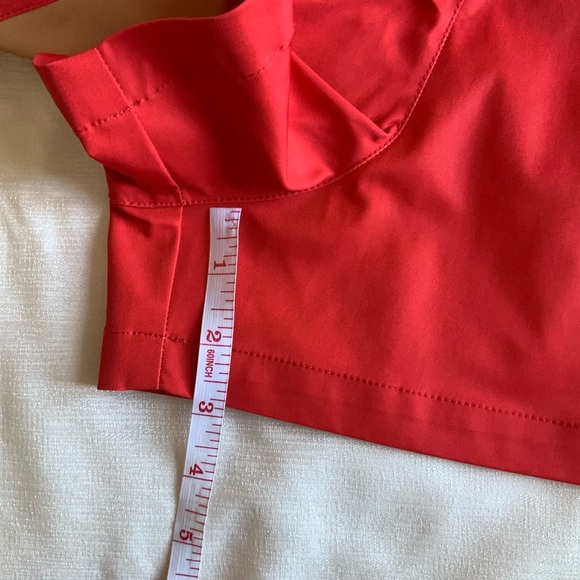 Tory Burch Women's Vibrant Red Athletic Shorts - Picture 7 of 8